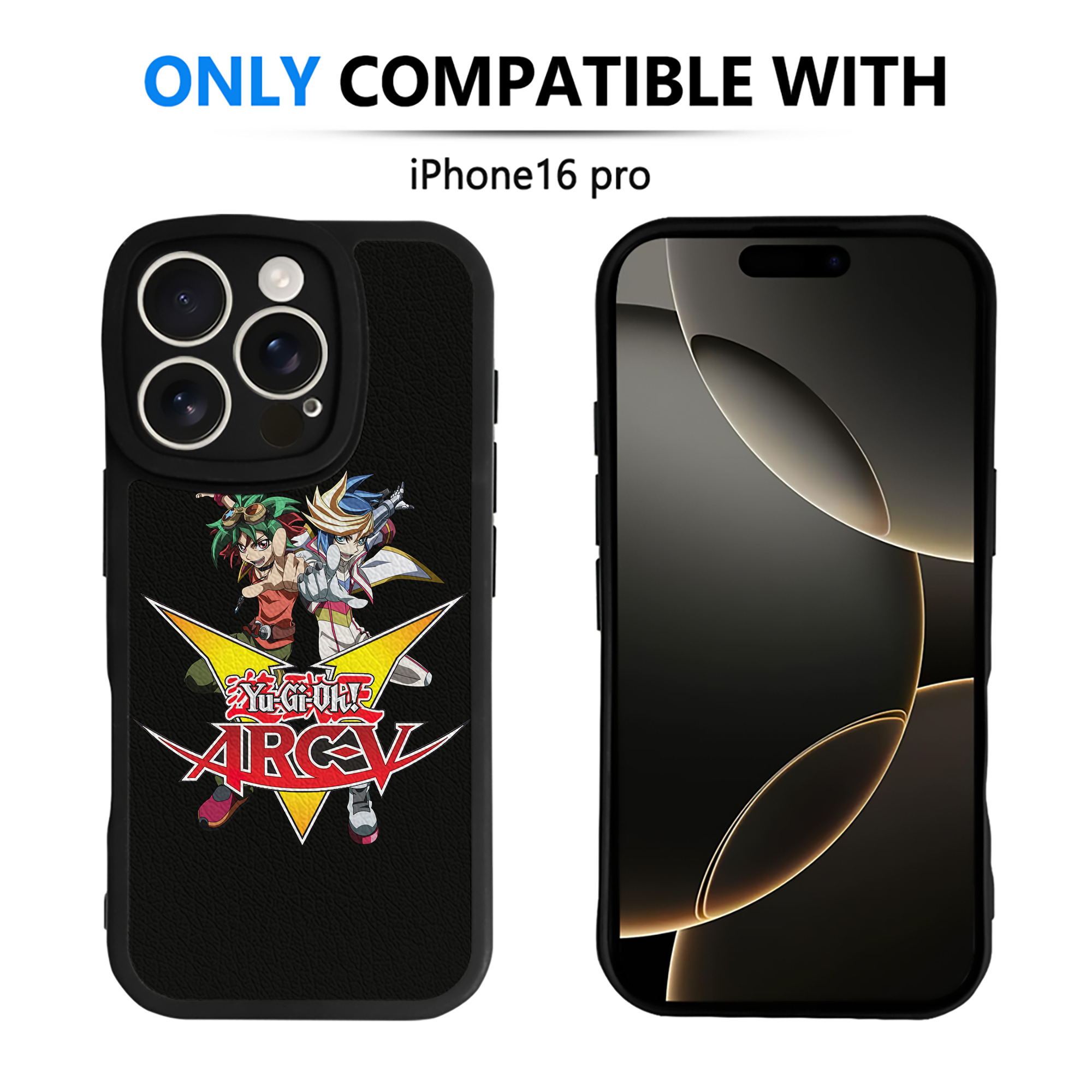 遊☆戯☆王 Yu-Gi-Oh! 【iPhone 16シリーズ対応】シリコンスマホケース（レザー調） 材質：シリコン